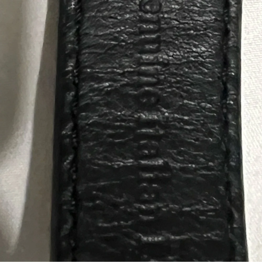 Carlisle vintage leather belt with gold buckle